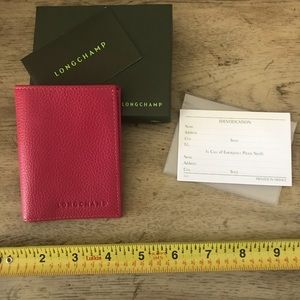 Longcamp Leather Card Case